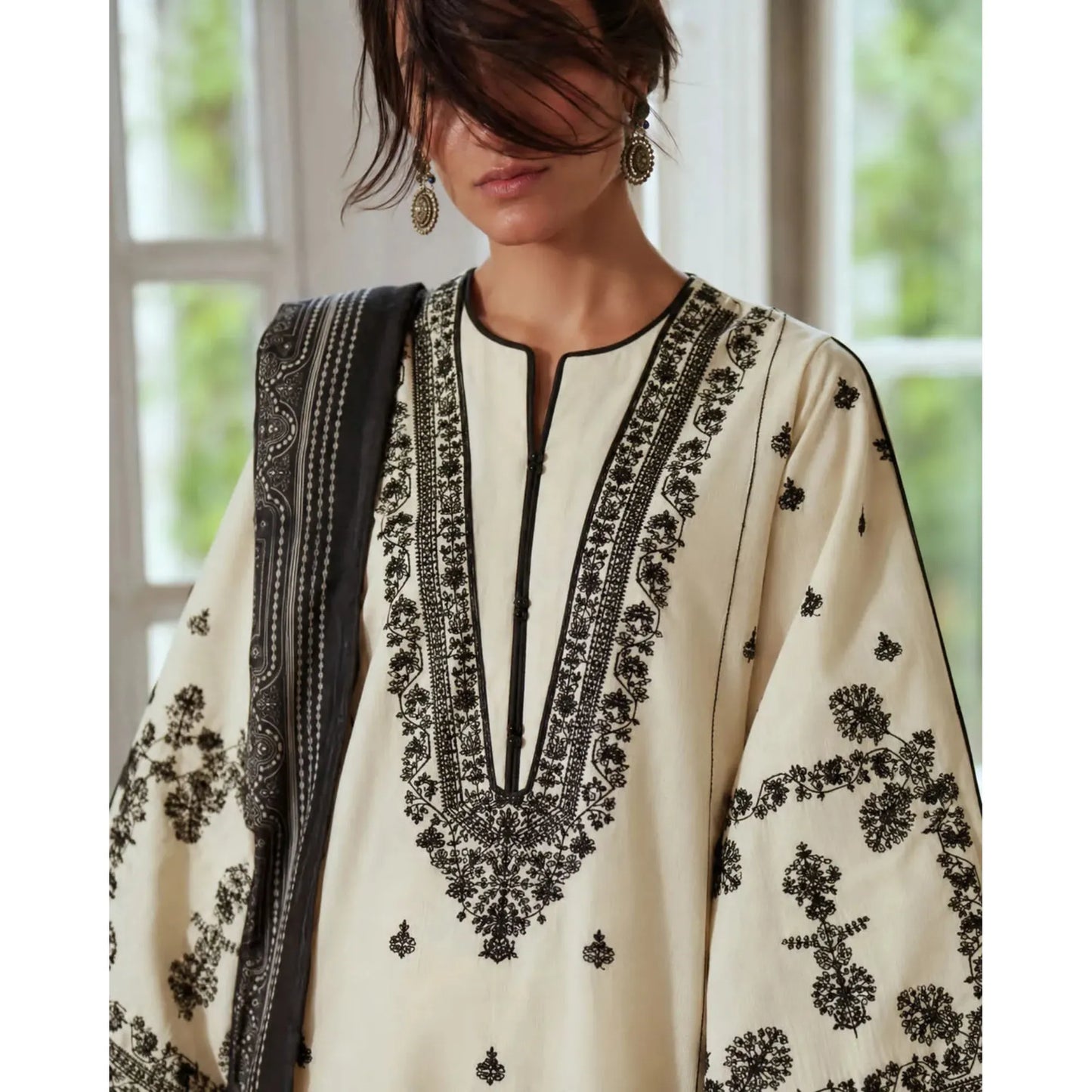 UCA-48 "Breath" Embroidered Cotton Lawn Collection | Casuallite