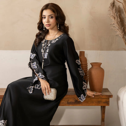 RA-39 Embroidered kaftan 2 Pc - Raniya.h