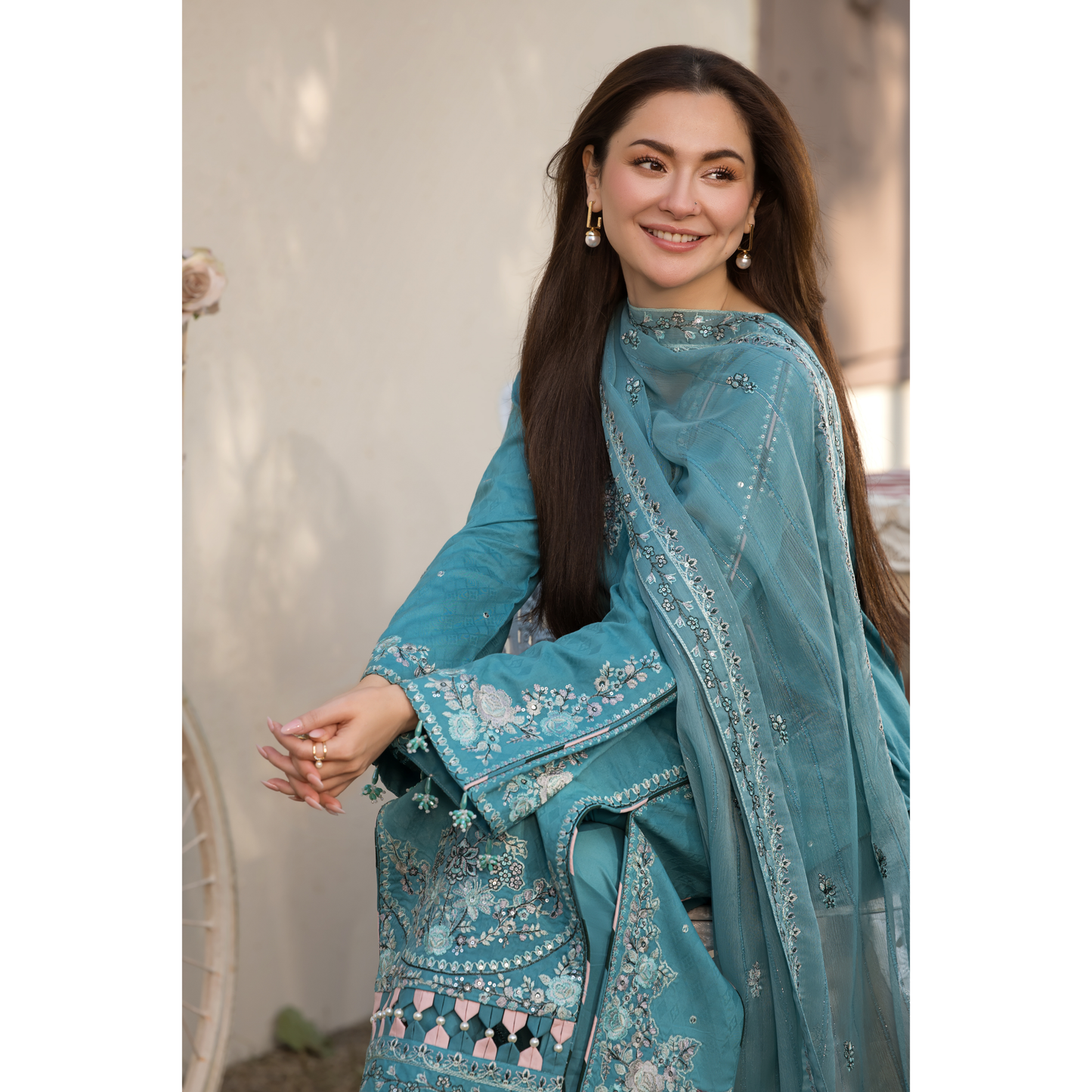 UAL-02 3 Pc Cotton Jacquard Ready to Wear Collection | Simrans