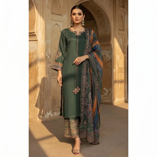 UA-178 Embroidered Cotton Festive Collection by Umnaa