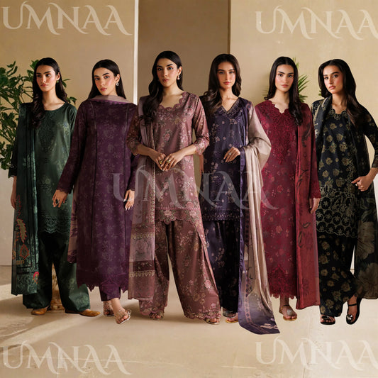 UE-01 Daastan Edit 2 Embroidered Printed Lawn Collection by Esra Fashion