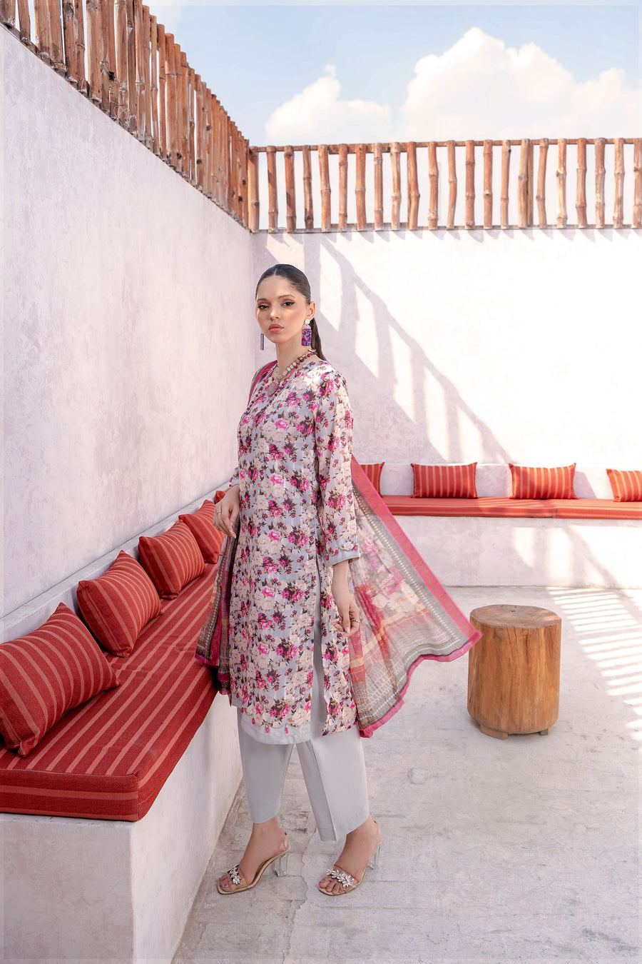 3 - PIECE DIGITAL PRINTED LAWN DRESS - RANIYA.H