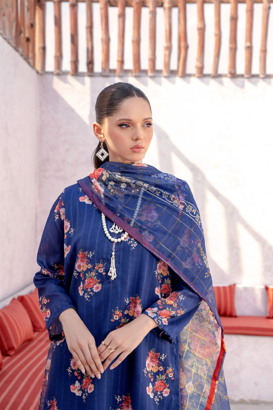 3 - PIECE DIGITAL PRINTED LAWN DRESS - RANIYA.H