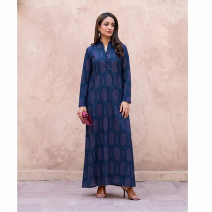RA-38 Printed Lawn Long Kaftan Style 2 Piece Collection | Raniya.h