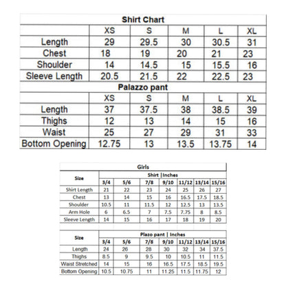 2 Pc Mother & Daughter Pakistani Printed Co-ord Set Collection by Garnet