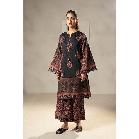 2 Pc Printed Lawn Co-Ords Set ready to wear Dress | Summer Wear | Tana bana