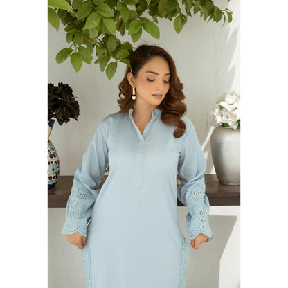 UA-80 2 Pc Embroidered Cotton Pakistani Co-Ords Set | Summer Wear| Umnaa