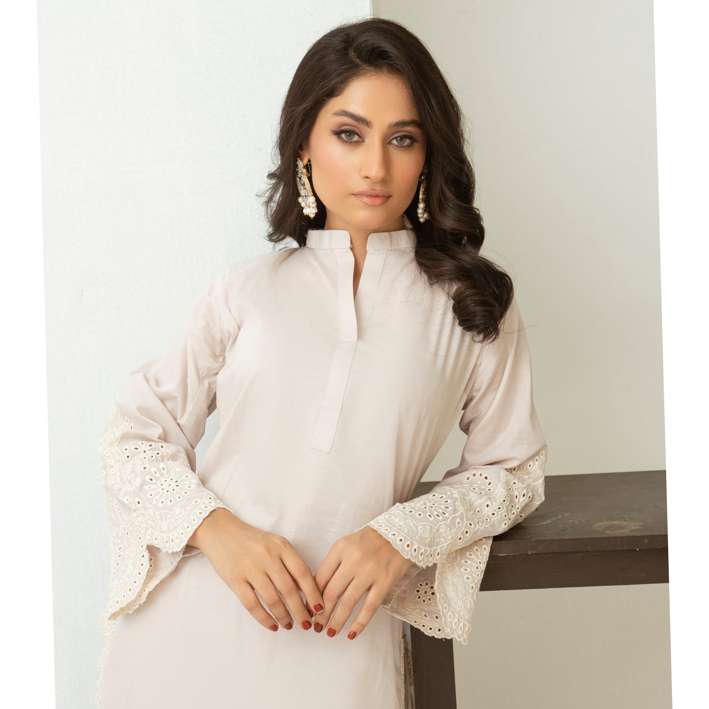 2 Pc Embroidered Cotton Pakistani Co-Ords Set | Summer Wear| Umnaa
