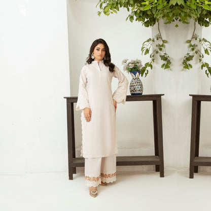 UA-80 2 Pc Embroidered Cotton Pakistani Co-Ords Set | Summer Wear| Umnaa