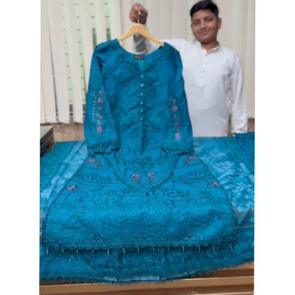 UA-92 Embroidered Lawn 3 Pc Ready to wear Collection | Umnaa