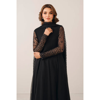 UA-97 Luxury Embroidered Chiffon Frock Collection 3 Pc | Ready to Wear | Umnaa