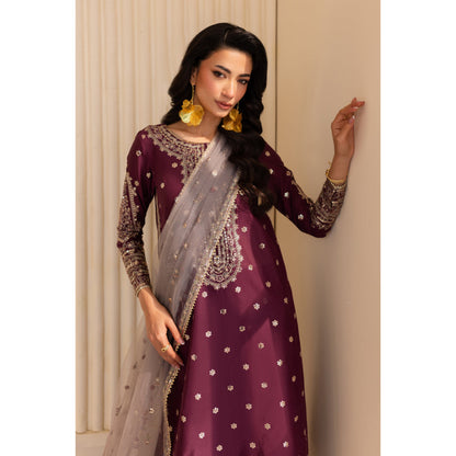 UA-98 Luxury Embroidered Cotton Collection 3 Pc | Ready to Wear | Umnaa