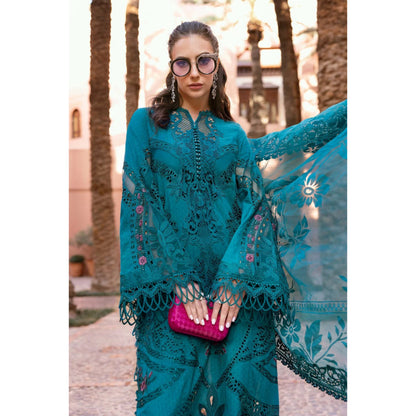 UAL-04 Luxury MARIA.B inspired Embroidered Cambric Cotton Ready to Wear 3 Pc Dress | ALLY'S