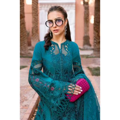 UAL-04 Luxury MARIA.B inspired Embroidered Cambric Cotton Ready to Wear 3 Pc Dress | ALLY'S