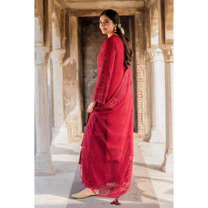 UA-102 IMROZIA inspired Luxury Embroidered Ready to Wear Dress by Umnaa