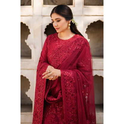 UA-102 IMROZIA inspired Luxury Embroidered Ready to Wear Dress by Umnaa