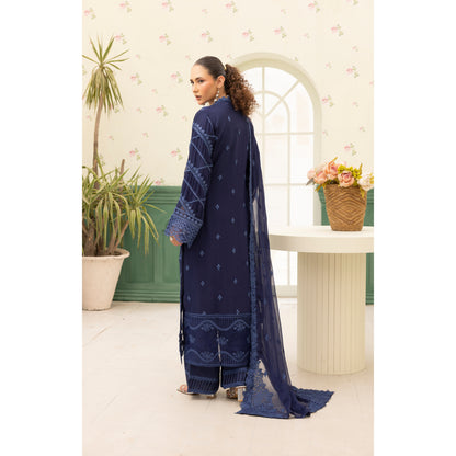UMS-28 "Azure Lux by Simrans – 3-Piece AZURE Inspired Chiffon Dress Collection
