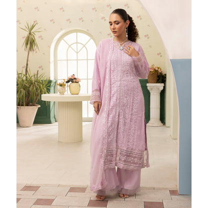 UMS-28 "Azure Lux by Simrans – 3-Piece AZURE Inspired Chiffon Dress Collection