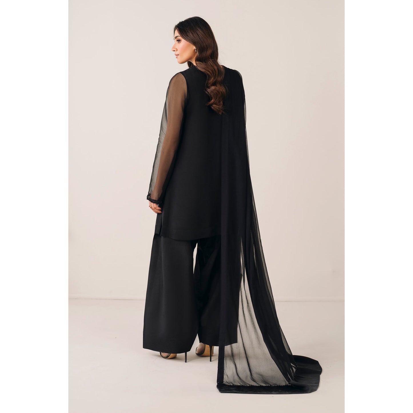 UA-103 Trendy Chiffon Farshi Shalwar Collection by Umnaa