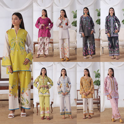 USN-15 Printed Lawn Co-Ords Set by Saphron