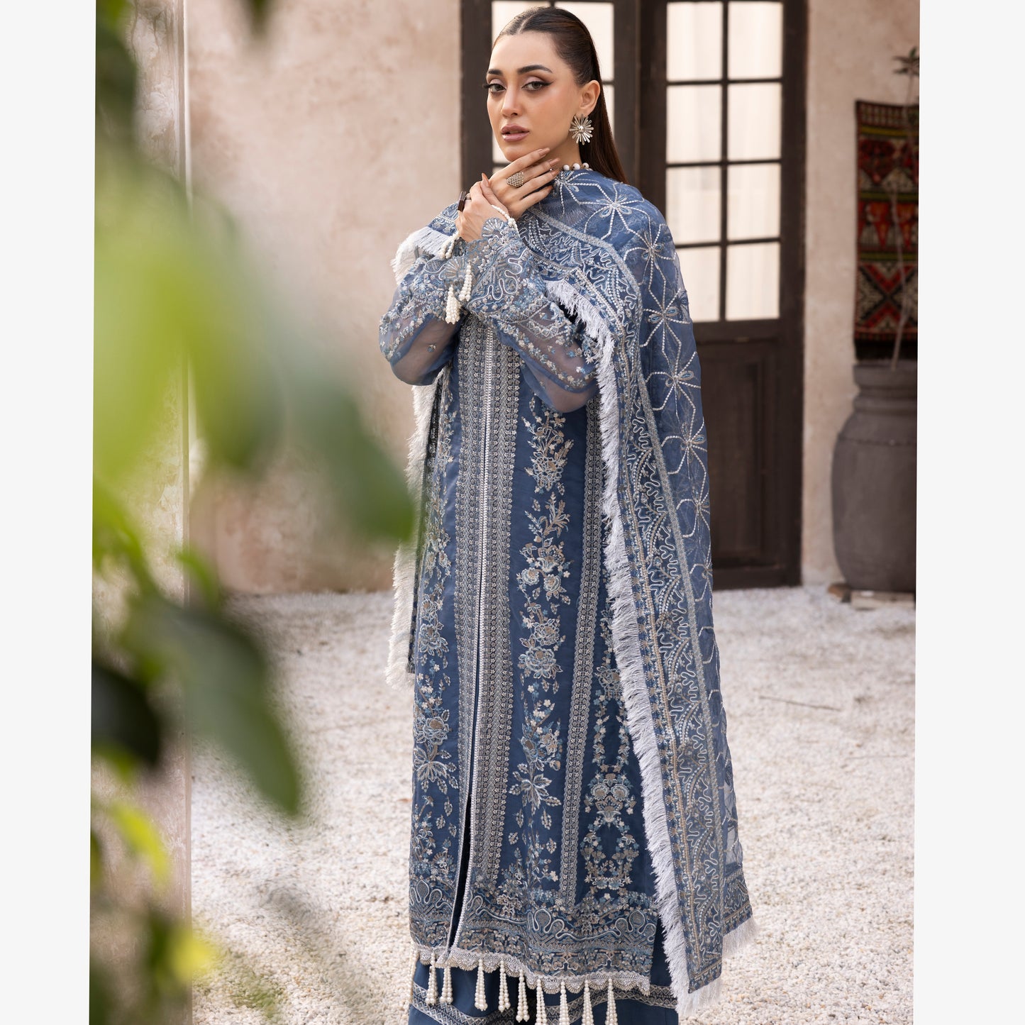 UMS-30 "Nureh" by Simrans 3 Pc Ready to Wear Pakistani Festive Collection