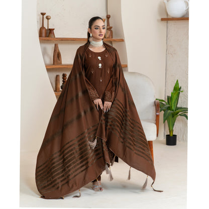 UA-110 "Heena" Embroidered Dhanak Winter Collection | Ready by Wear | Pakistani Dress Asian Clothes Umnaa