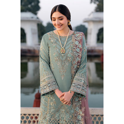 UA-111 IMROZIA inspired Luxury Embroidered Ready to Wear Dress by Umnaa