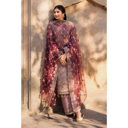 UA-111 IMROZIA inspired Luxury Embroidered Ready to Wear Dress by Umnaa