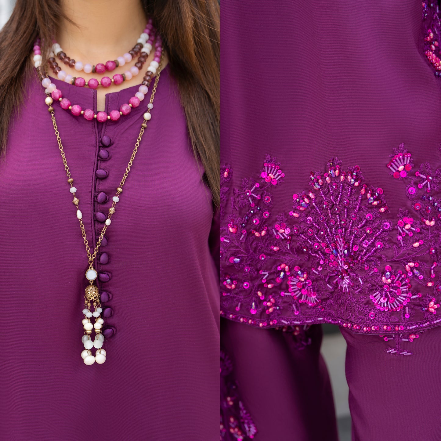 RA-22 Luxury Raw Silk Embroidered Farshi Shalwar Best Selling Collection |Ready to Wear | Raniya.h