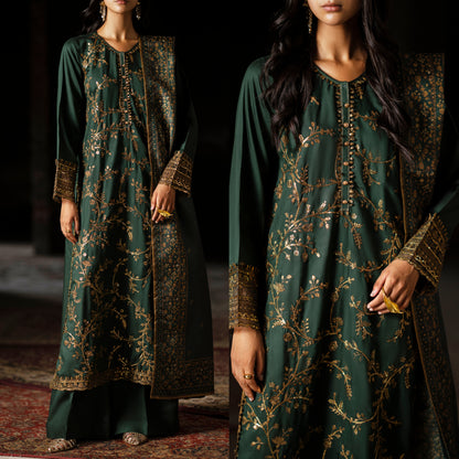 UCA-27 "Aik Sitara" Embroidered Viscose Ready to Wear Collection by Casuallite