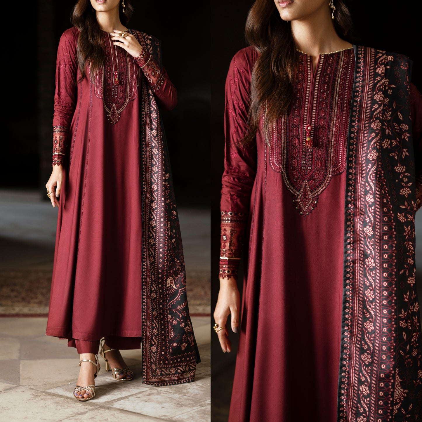 UCA-27 "Aik Sitara" Embroidered Viscose Ready to Wear Collection by Casuallite