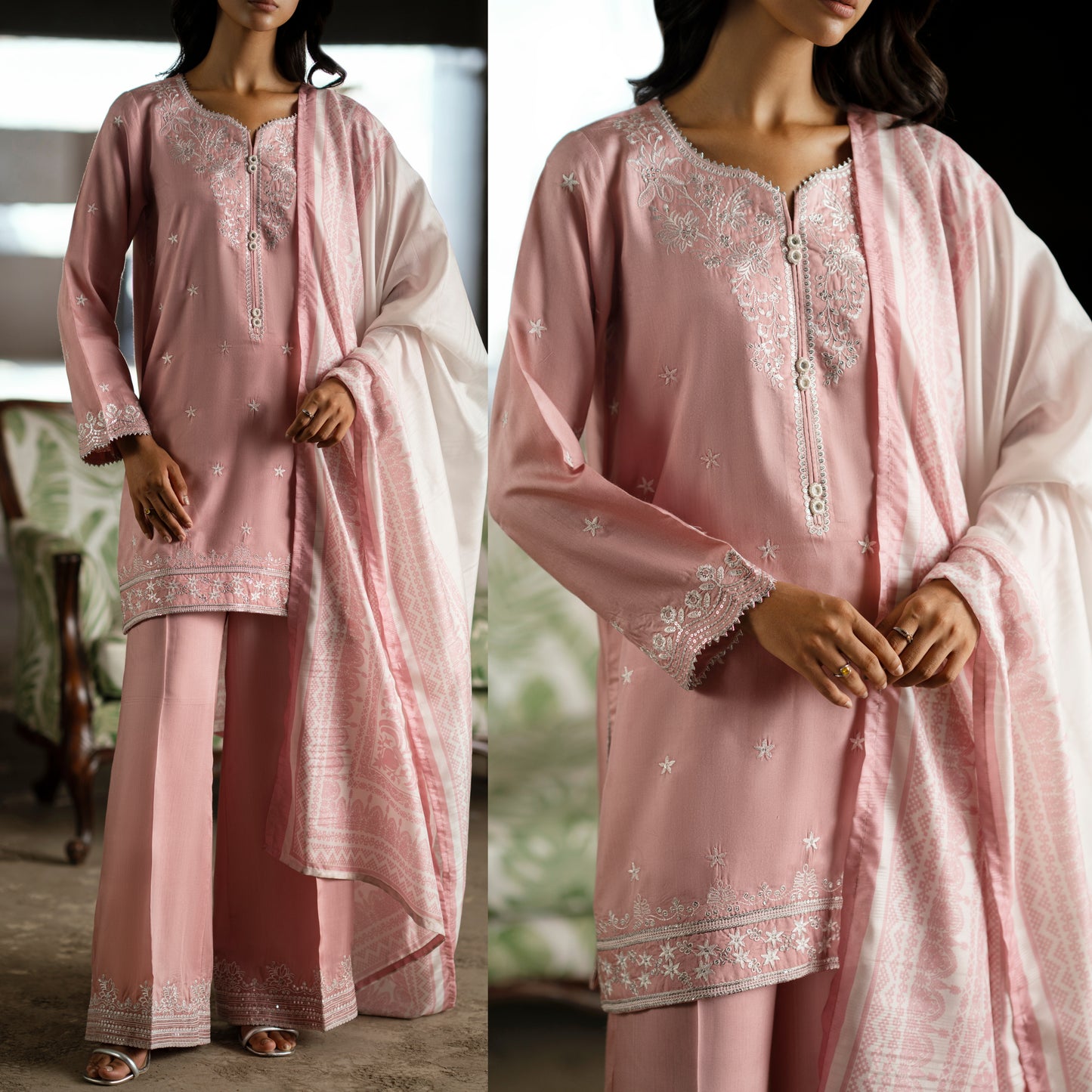 UCA-27 "Aik Sitara" Embroidered Viscose Ready to Wear Collection by Casuallite