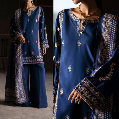 UCA-27 "Aik Sitara" Embroidered Viscose Ready to Wear Collection by Casuallite
