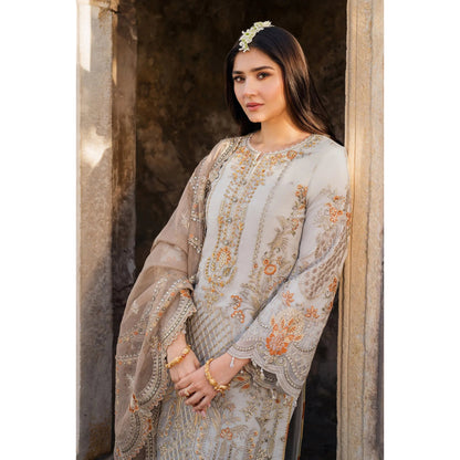 UA-111 IMROZIA inspired Luxury Embroidered Ready to Wear Dress by Umnaa