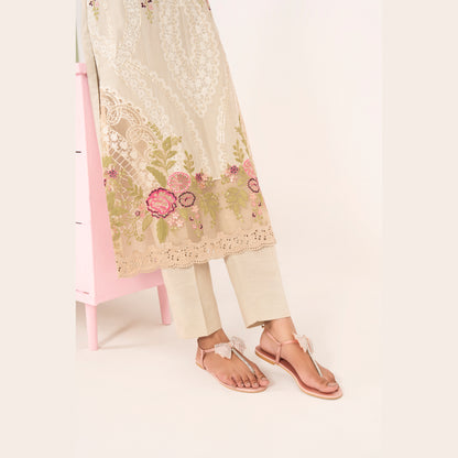 UA-124 Embroidered khaddar 2 Pc Collection  | Ready to Wear | Umnaa