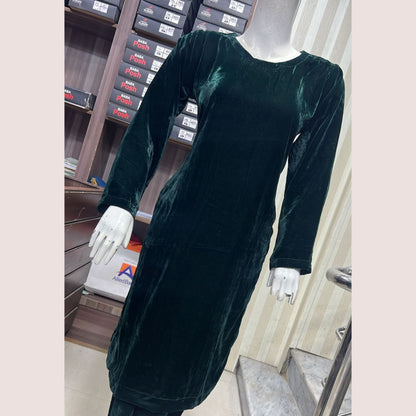 UA-139 Solid Velvet Farshi Shalwar Collection by Umnaa