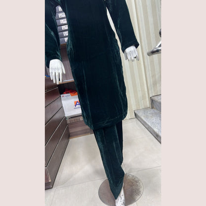 UA-139 Solid Velvet Farshi Shalwar Collection by Umnaa