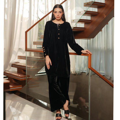 UMS-47 Coco by Simrans Velvet Co-Ords set | Ready to Wear | Asian Clothes