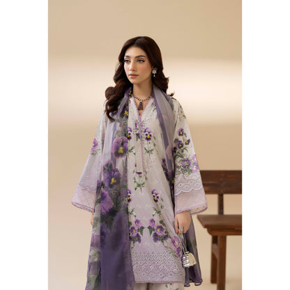 UTT-14 AMALTAS Printed Embroidered Slub Khaddar Collection by Traditional Thread
