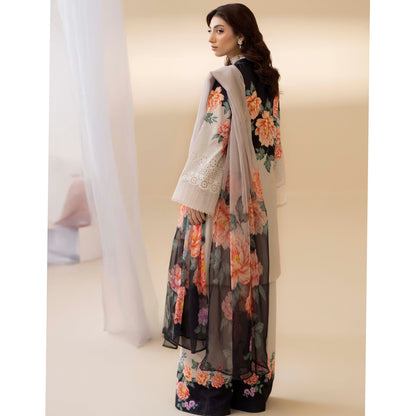 UTT-14 AMALTAS Printed Embroidered Slub Khaddar Collection by Traditional Thread
