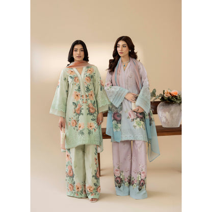 UTT-15 AMALTAS VOL 2 Printed Embroidered Slub Khaddar Collection by Traditional Thread