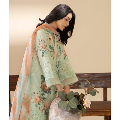UTT-15 AMALTAS VOL 2 Printed Embroidered Slub Khaddar Collection by Traditional Thread