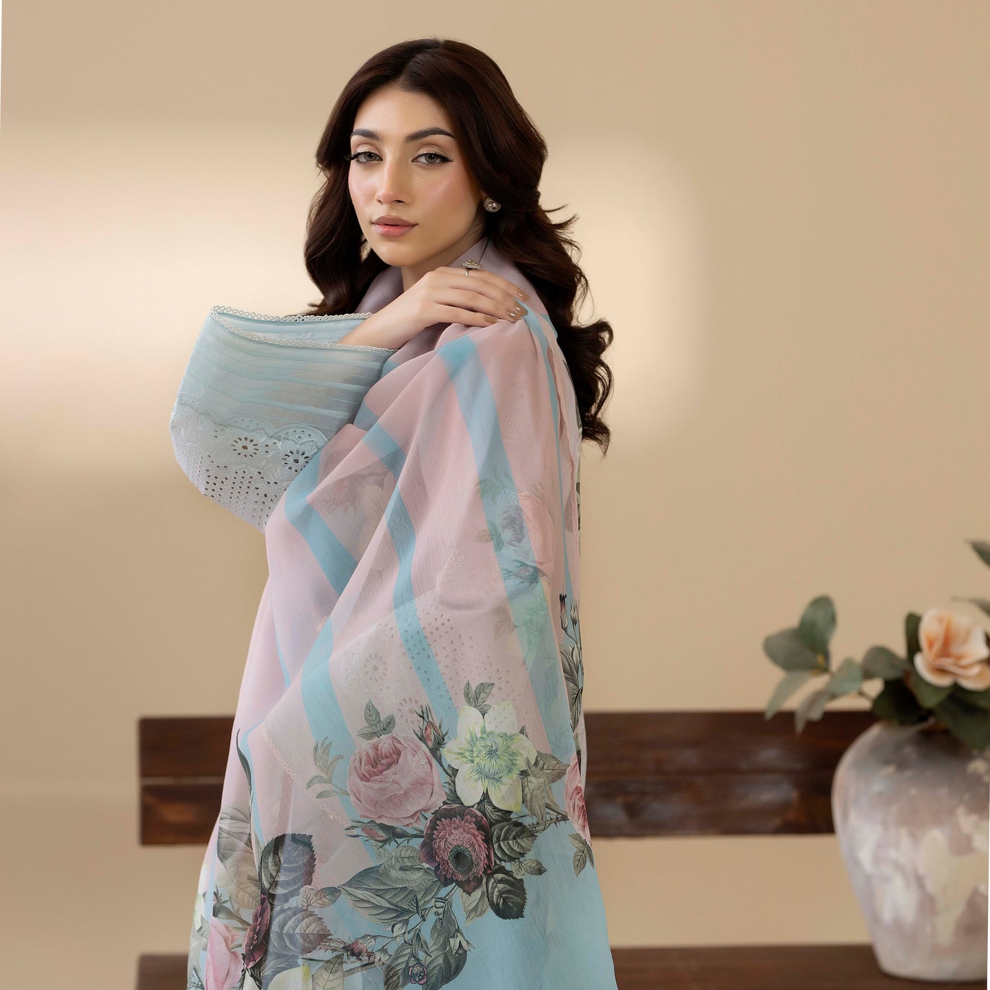 UTT-15 AMALTAS VOL 2 Printed Embroidered Slub Khaddar Collection by Traditional Thread