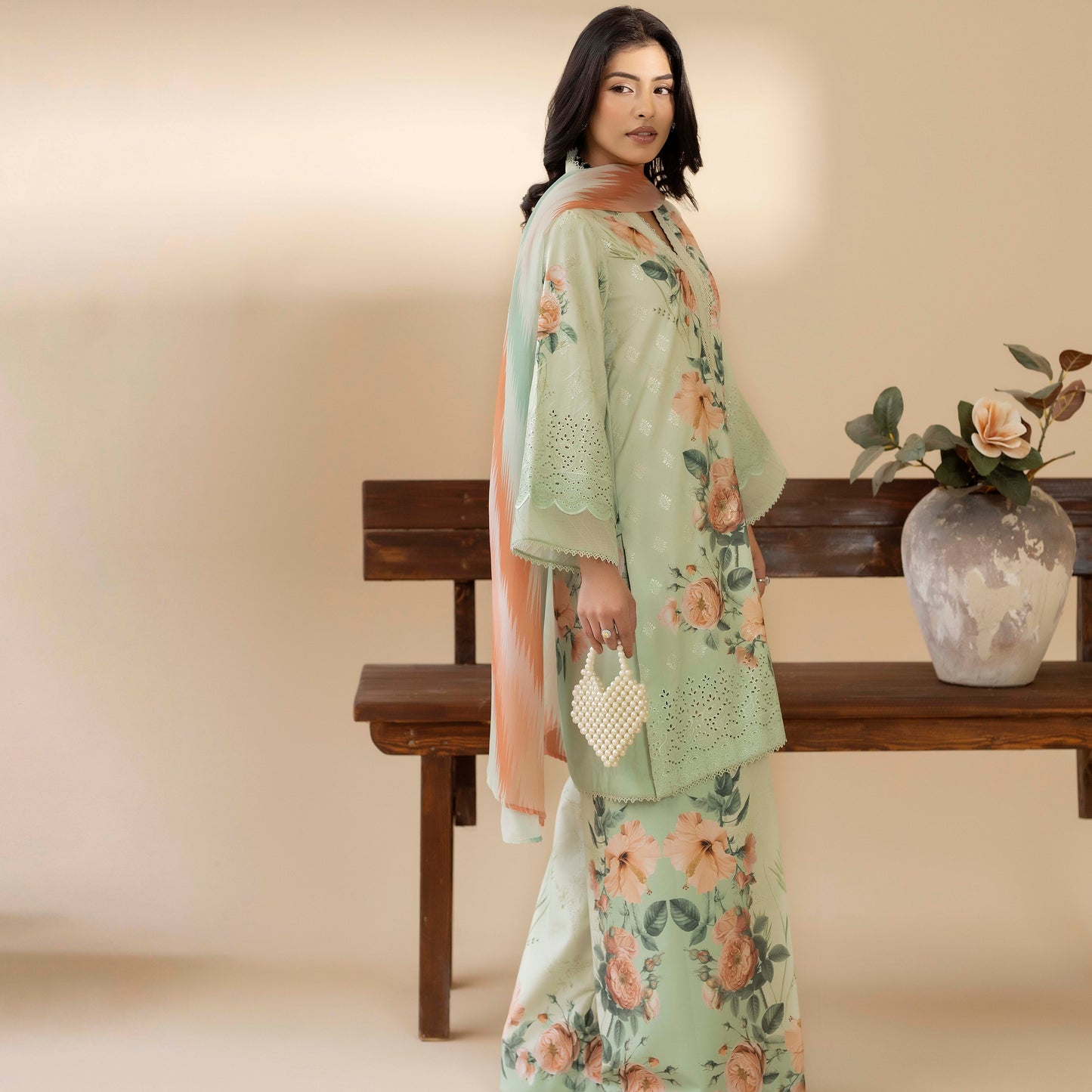 UTT-15 AMALTAS VOL 2 Printed Embroidered Slub Khaddar Collection by Traditional Thread