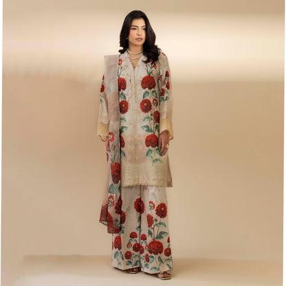 UTT-15 AMALTAS VOL 2 Printed Embroidered Slub Khaddar Collection by Traditional Thread