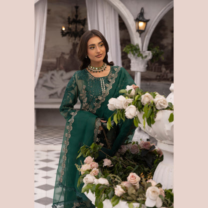 UMS-49 Maria B X Simrans Embroidered Organza Collection | Asian Clothes | Ready to Wea