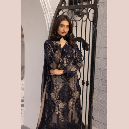 UMS-49 Maria B X Simrans Embroidered Organza Collection | Asian Clothes | Ready to Wea