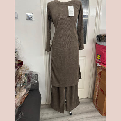 UA-154 Winter Co-Ord Set | English Winter Thick Fabric Warm Soft Co-Ords Set