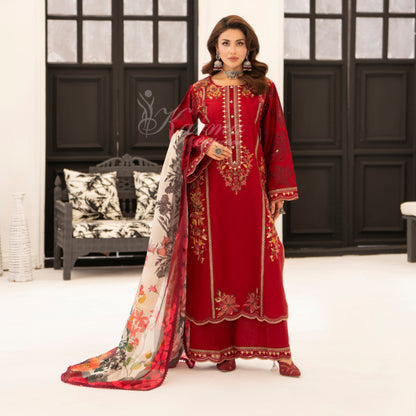 KC-1559 "Ferisha" Embroidered Festive Collection by Karma Collection