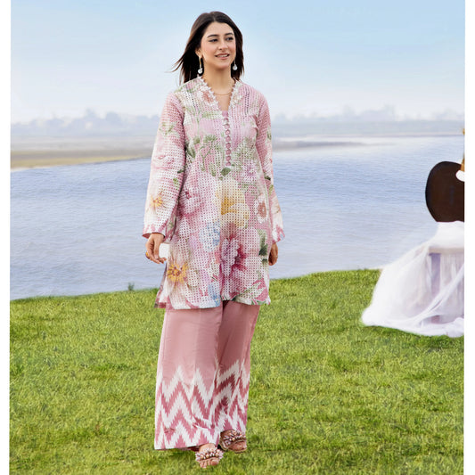 UTT-20 "Camelia" VOL 1 Summer Printed Chikankari Co Ord Set Collection by Traditional Thread | Asian Clothes